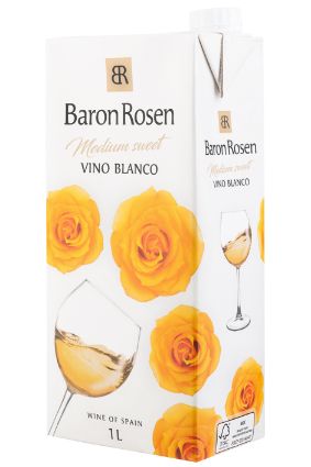 Pilt Baron Rosen Vino Blanco Medium-Sweet 11% 1L Tetra 