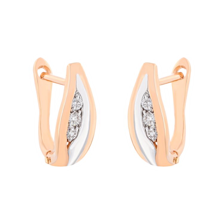 Pilt Kõrvarõngad teemandiga