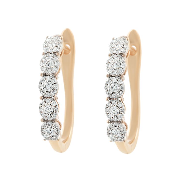 Pilt Kõrvarõngad teemantidega