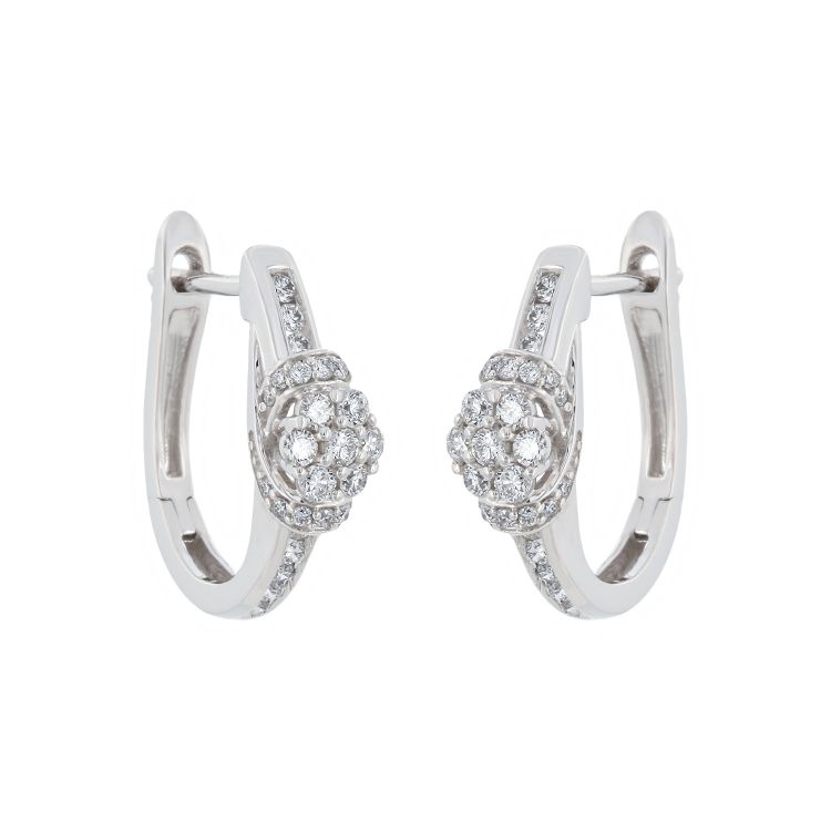 Pilt Kõrvarõngad teemantidega