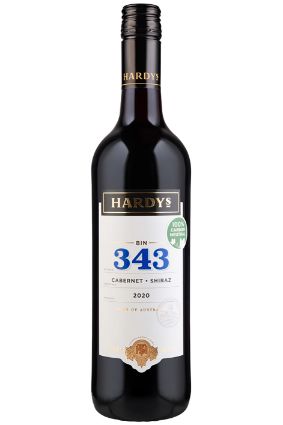 Hardys BIN 343 Cabernet Shiraz 14% 0,75L 