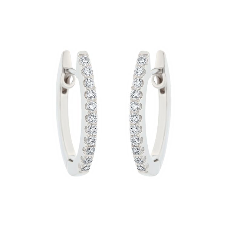 Pilt C&C Kõrvarõngad teemantidega