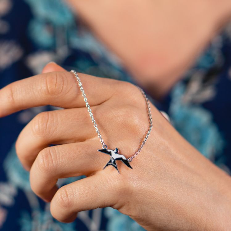 Pilt Kaelakee pääsukesega