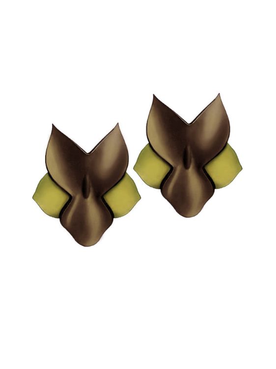 Pilt Tanel Veenre Jewellery "Fall Titan Orchid" kõrvarõngad