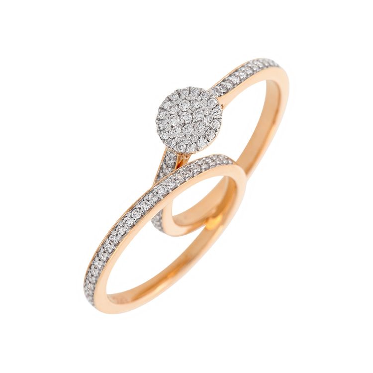 Pilt Sõrmuste paar teemandiga