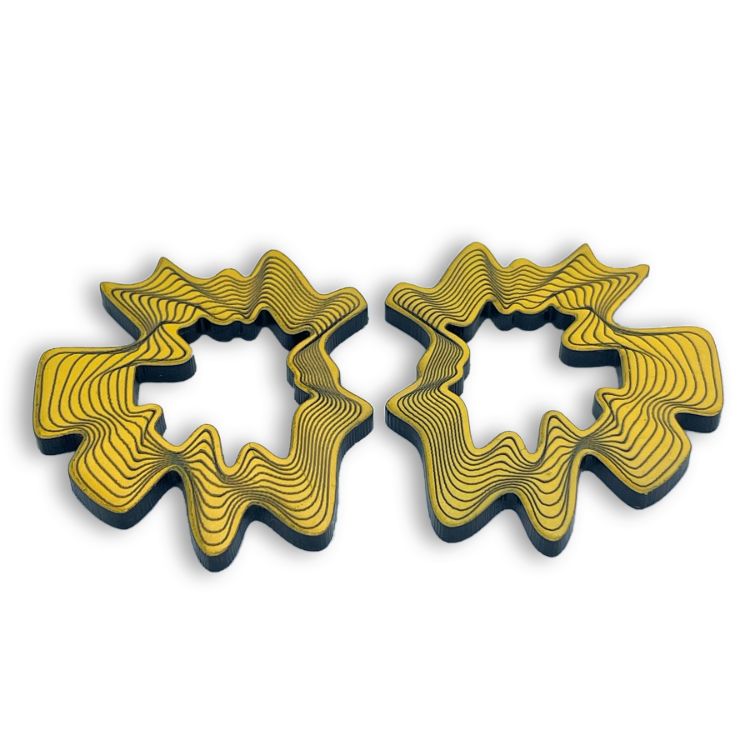 Pilt MO:ON Kõrvarõngad Wave II