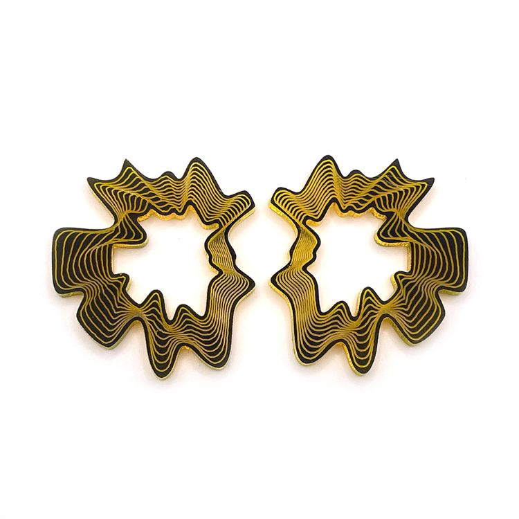 Pilt MO:ON Kõrvarõngad Wave II